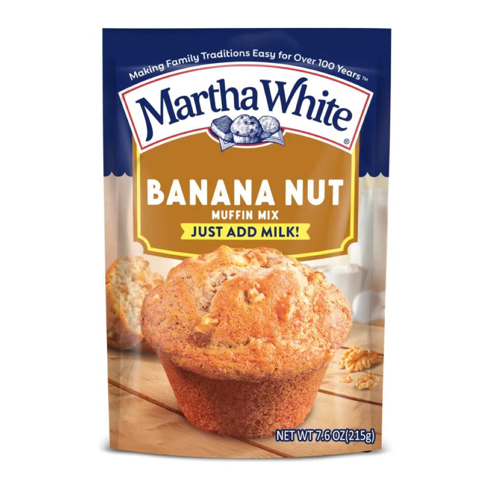 Martha White Banana Nut Muffin Mix, 7.6 oz