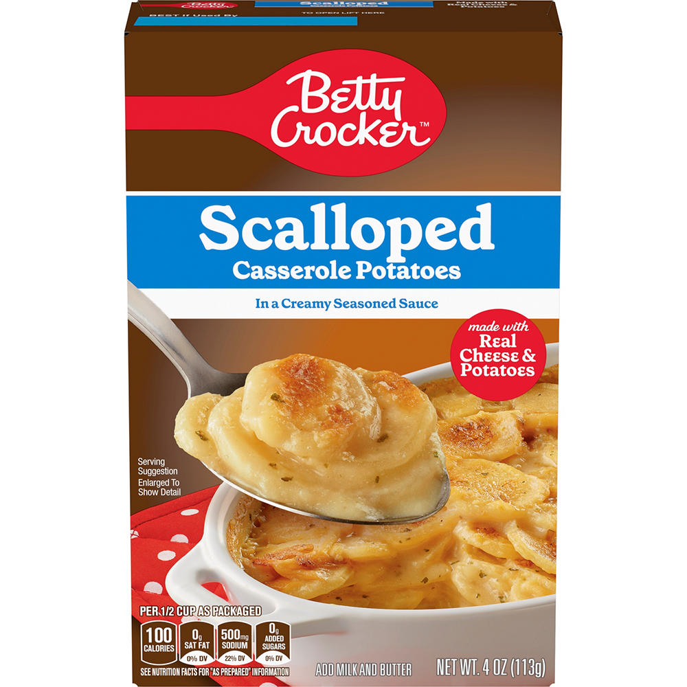 Betty Crocker Scalloped Casserole Potatoes, 4 oz