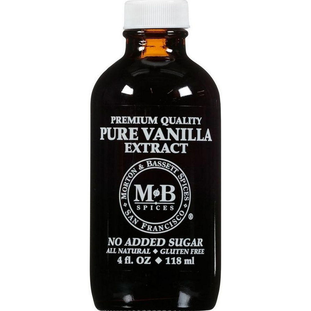 Morton & Bassett Pure Vanilla Extract, 4 oz