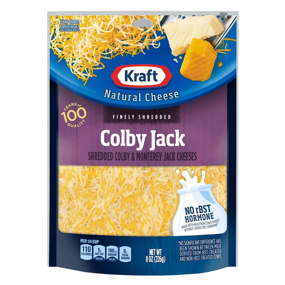 Kraft Colby Jack Finely Shredded Cheese, 8 oz