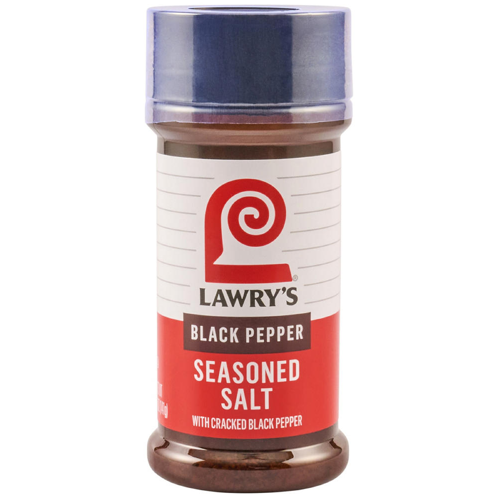Lawry's Black Pepper Seasoned Salt, 5 oz