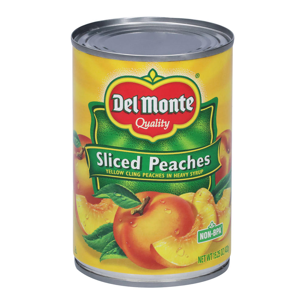 Del Monte Sliced Peaches in Heavy Syrup, 15.25 oz