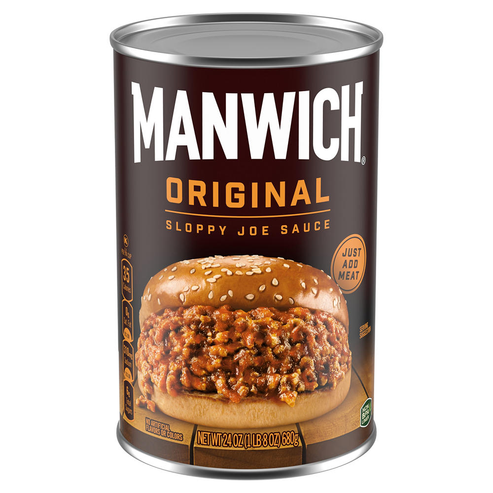 Manwich Original Sloppy Joe Sauce Canned Sauce, 24 oz