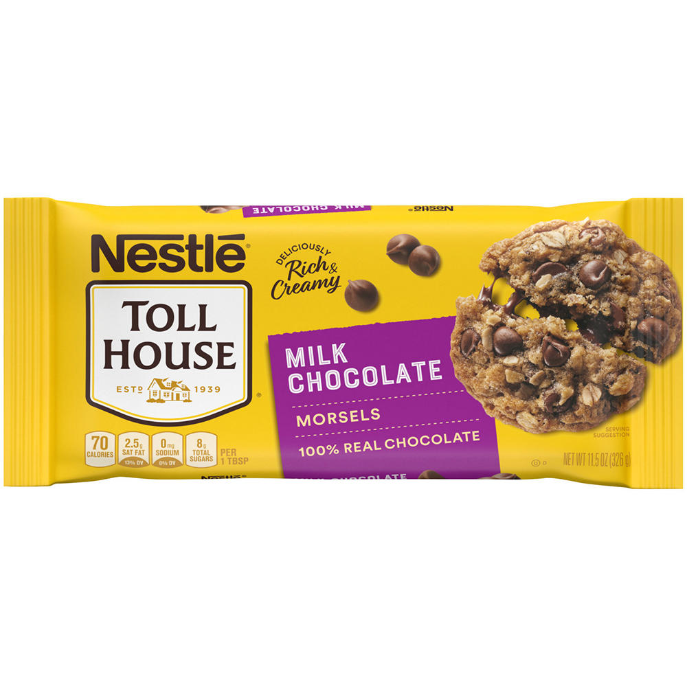Nestle Toll House Milk Chocolate Morsels Baking Chips, 11.5 oz