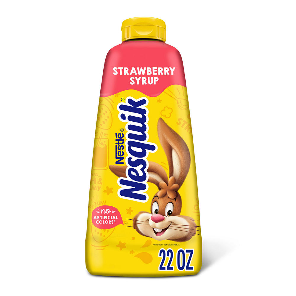 Nesquik Strawberry Flavored Syrup, 22 oz