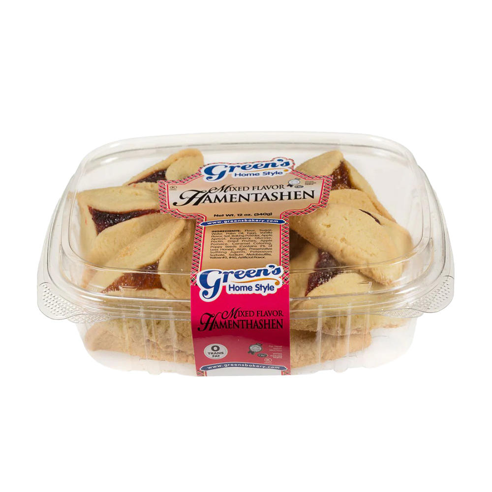 Green's Kosher Mixed Flavor Hamentashen, 12 oz