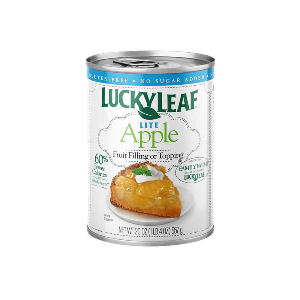 Lucky Leaf Lite Apple Pie Filling & Topping, 20 oz