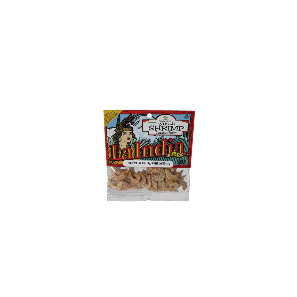 La India Whole Shrimp, .5 oz