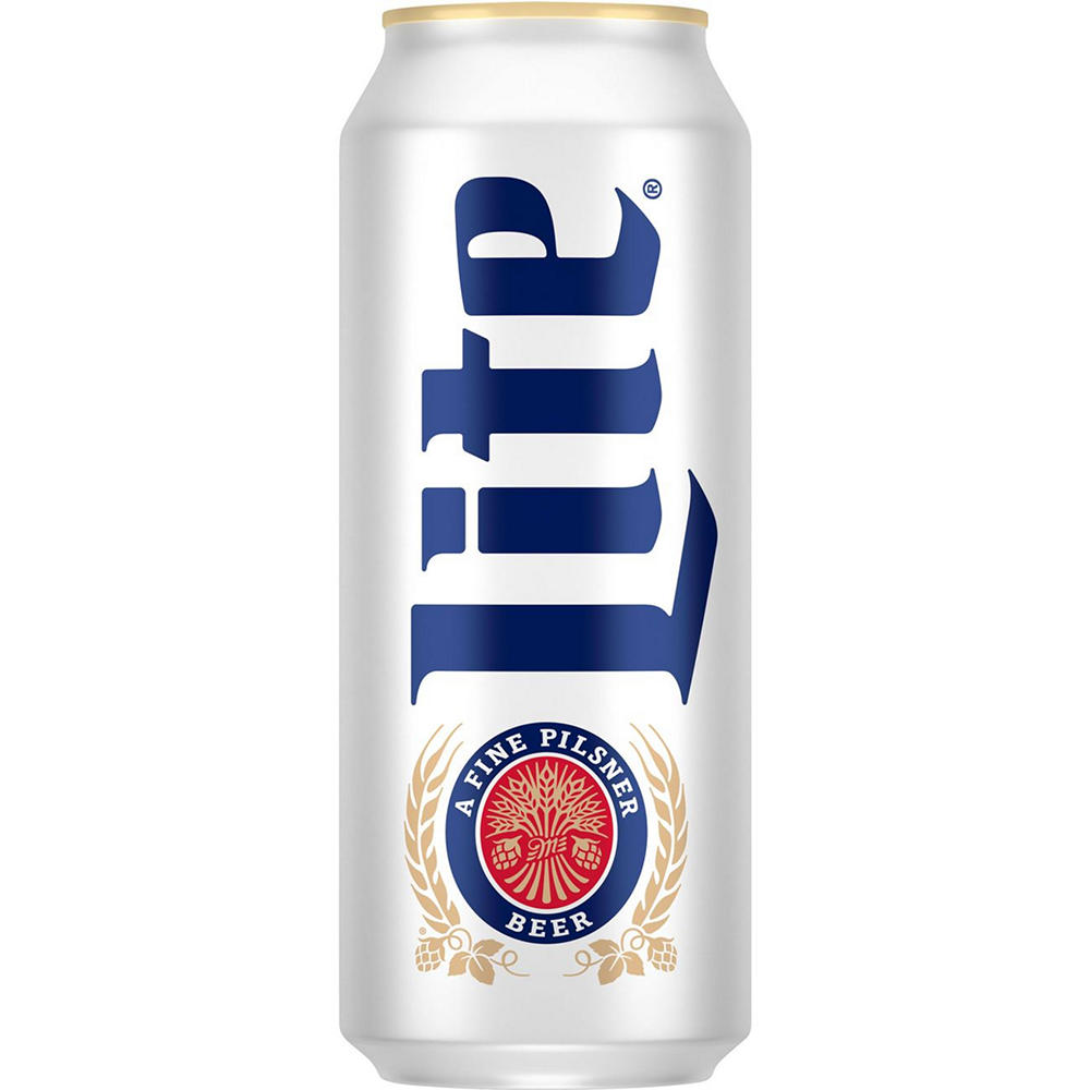 Miller Lite Beer Can, 24 oz