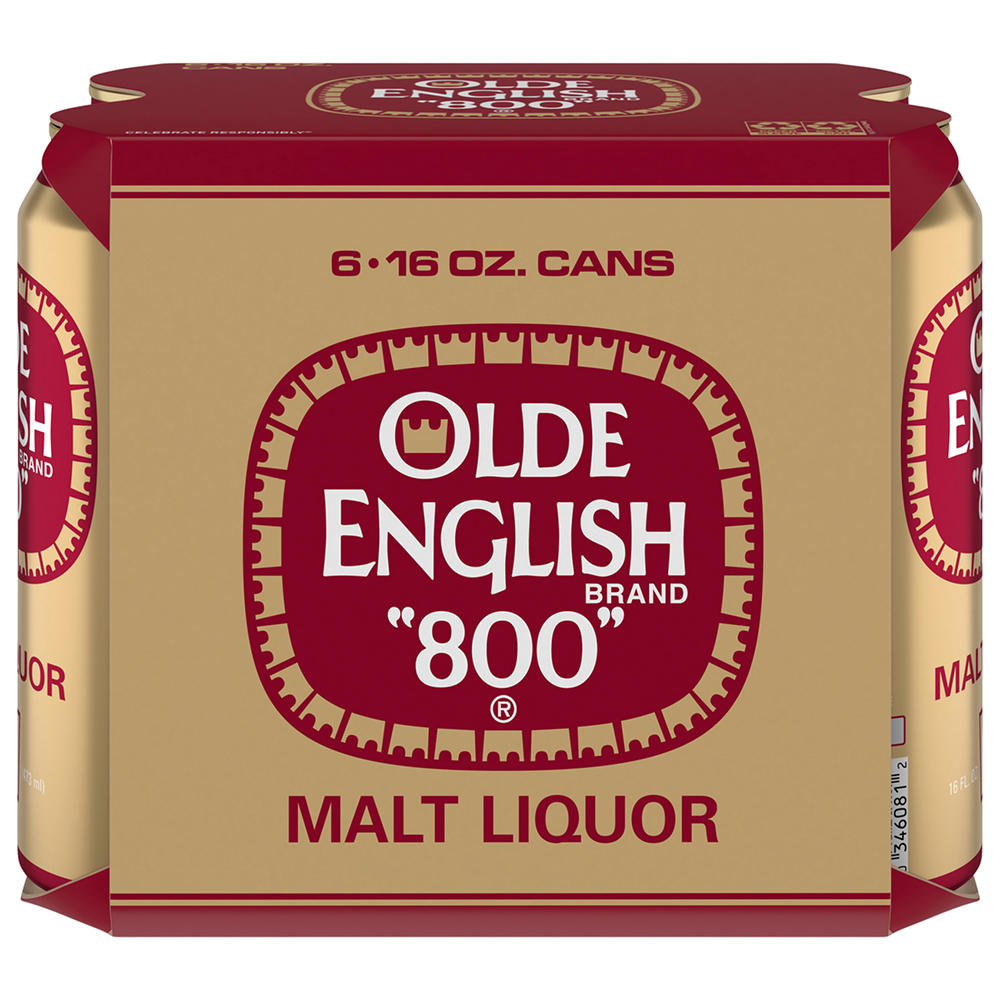 Olde English 800 Malt Liquor 6 pk Cans, 16 oz