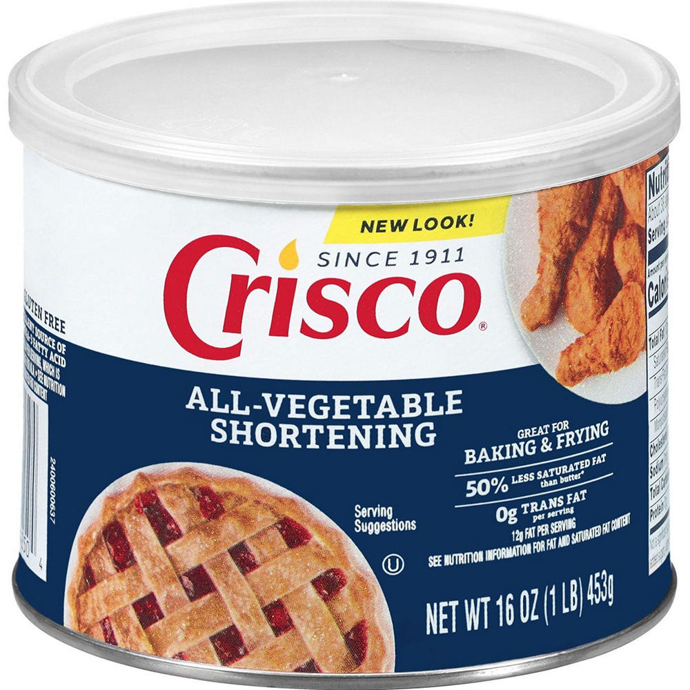 Crisco All-Vegetable Shortening, 16 oz