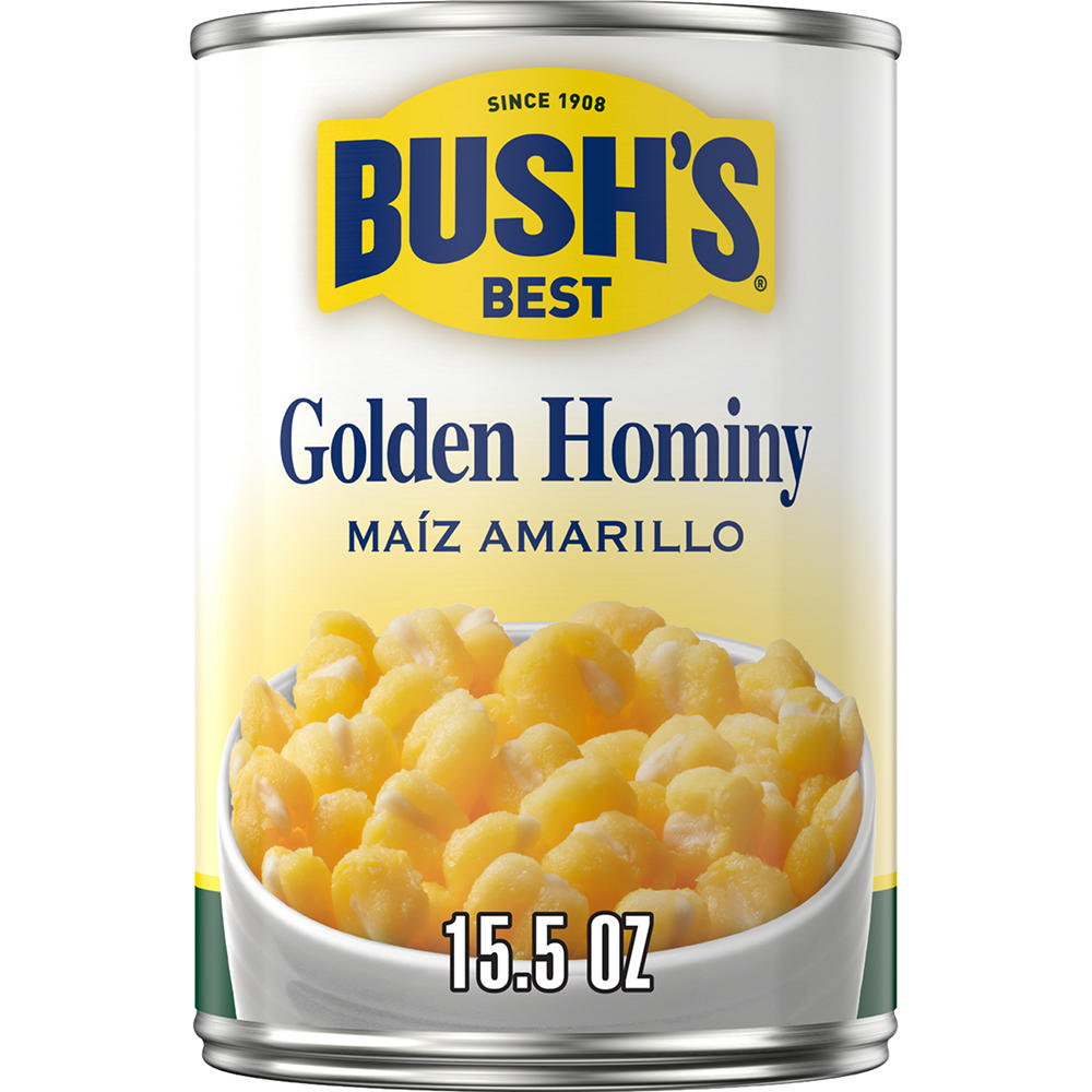 Bush's Best Golden Hominy, 15.5 oz