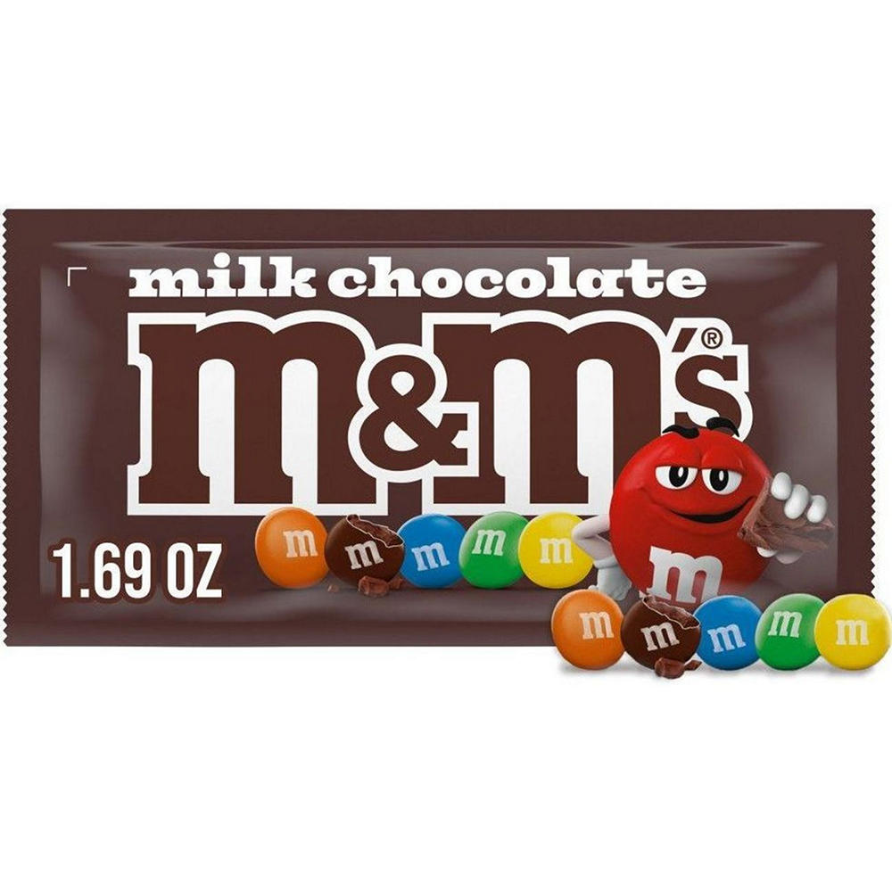 M&M'S Milk Chocolate Candy - Full Size, 1.69 oz