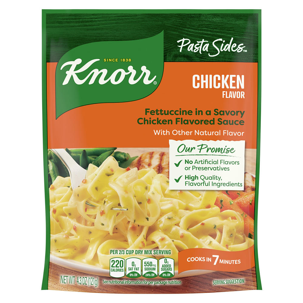 Knorr Pasta Sides Chicken Fettuccine, 4.3 oz
