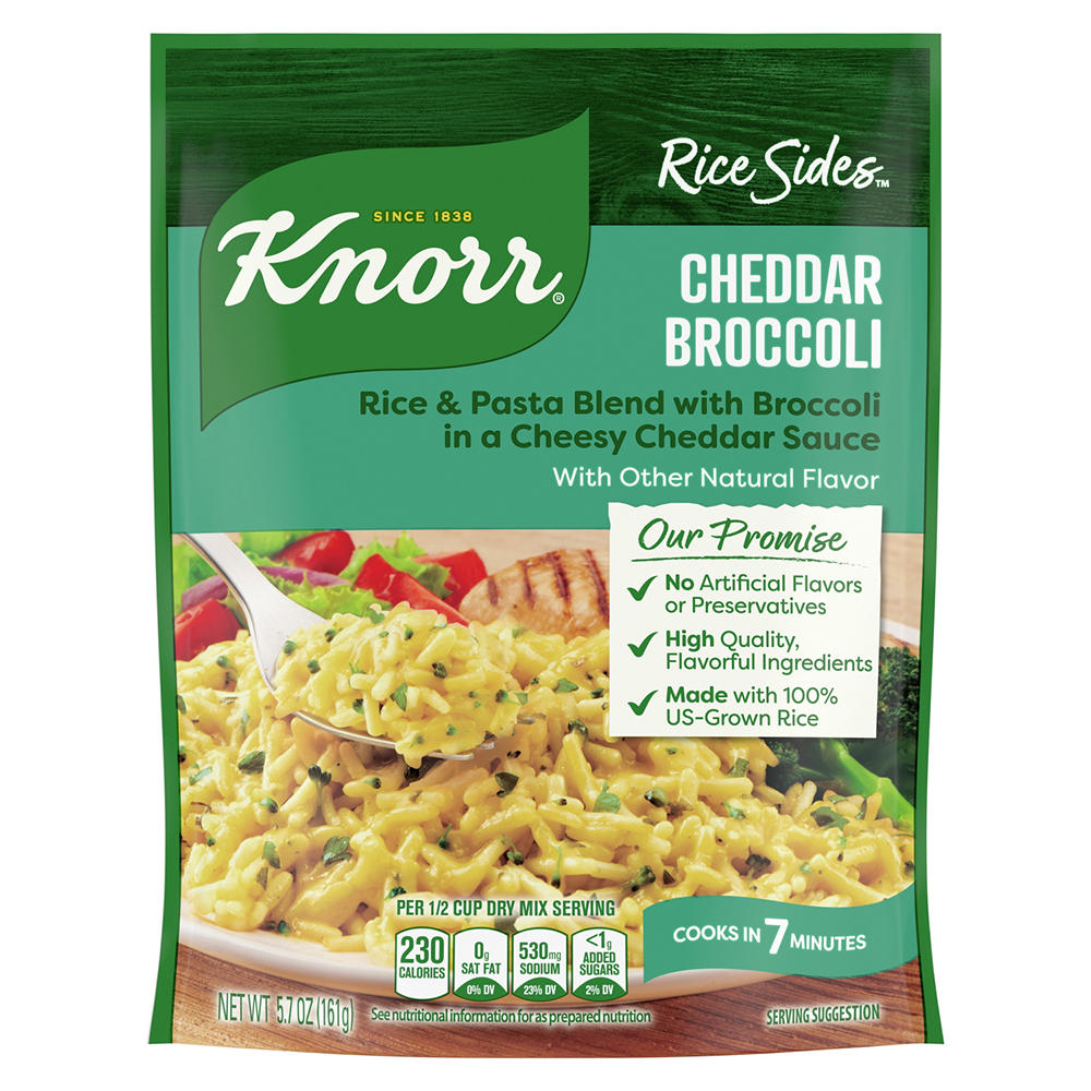 Knorr Rice Sides Cheddar Broccoli Rice, 5.7 oz