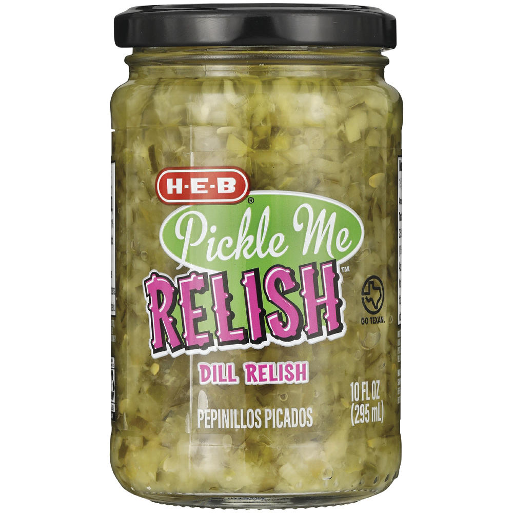 H-E-B Pickle Me Relish Dill Relish, 10 oz