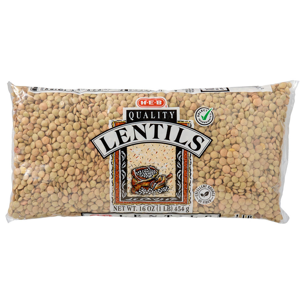 H-E-B Lentils, 16 oz