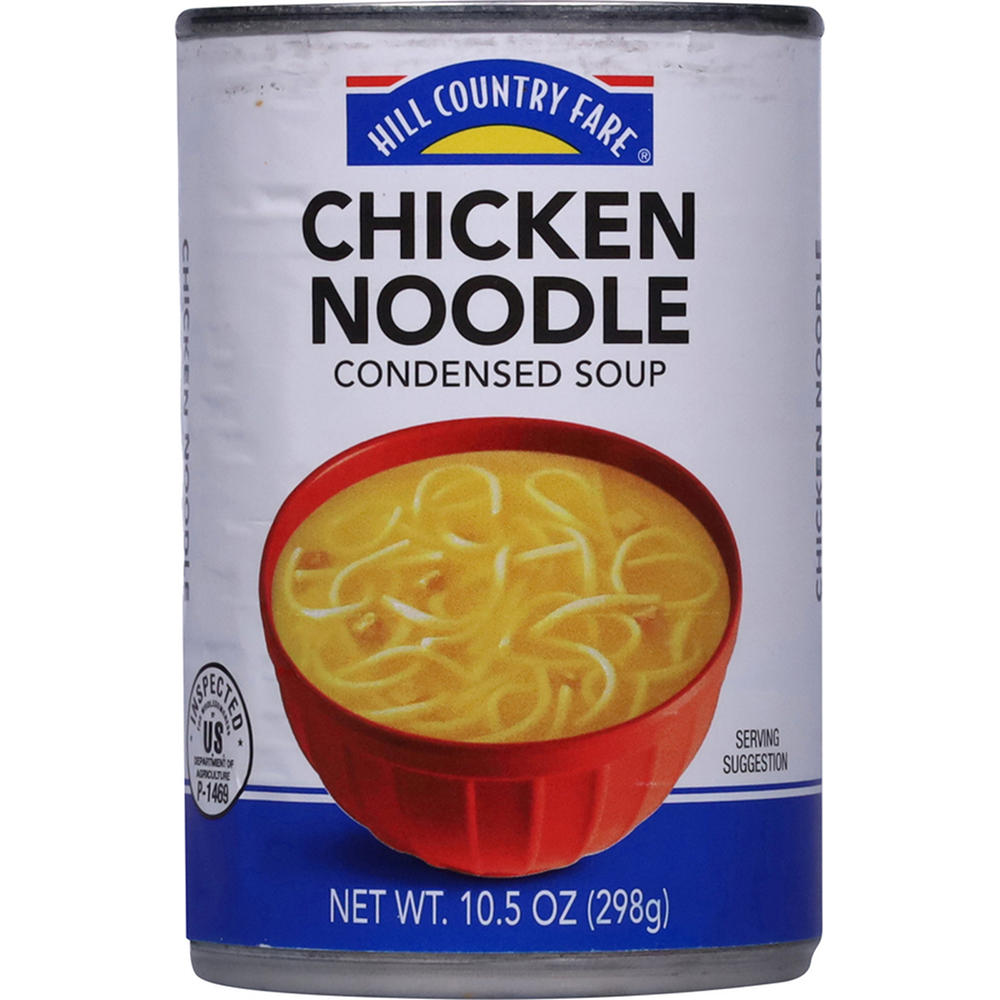 Hill Country Fare Chicken Noodle Condensed Soup, 10.5 oz