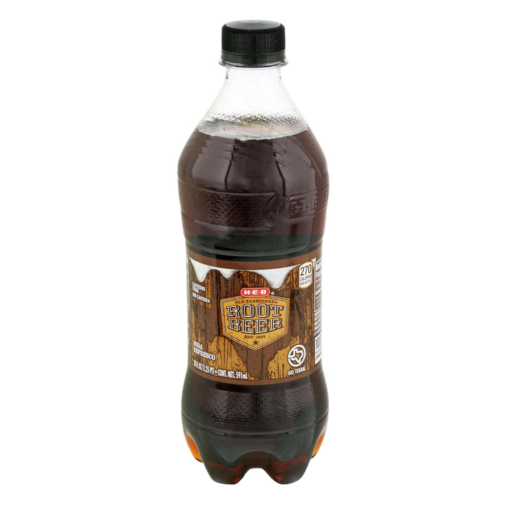 H-E-B Old Fashioned Root Beer, 20 oz