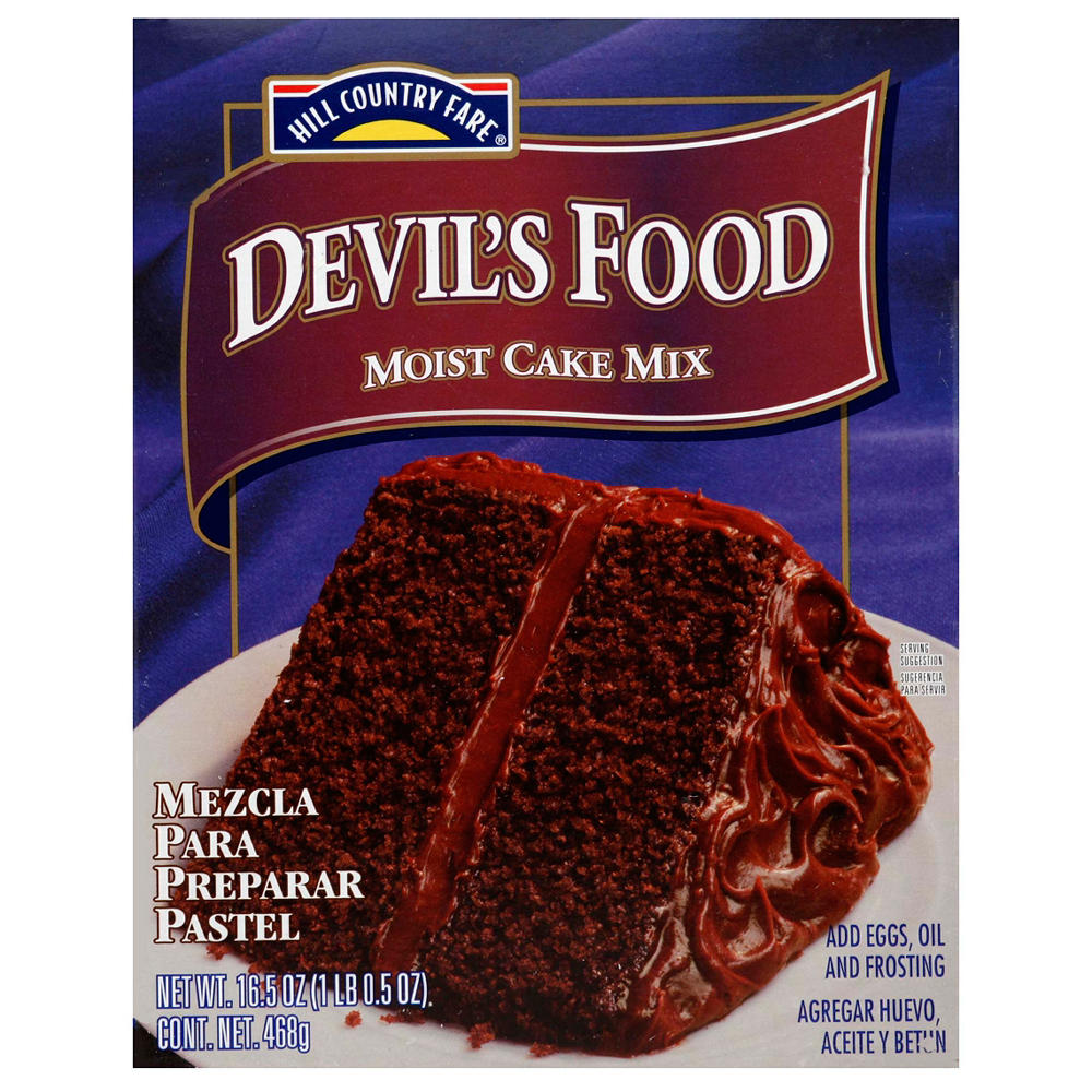 Hill Country Fare Moist Devil's Food Cake Mix, 16.5 oz