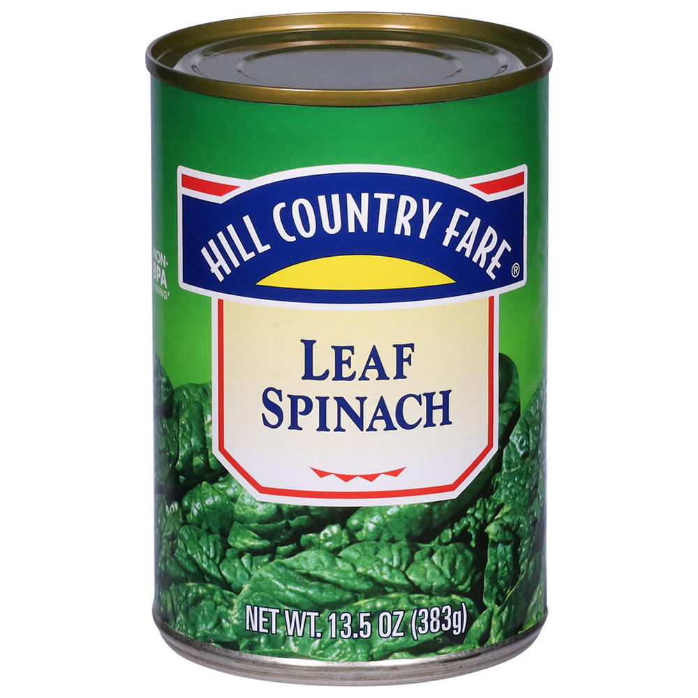 Hill Country Fare Leaf Spinach, 13.5 oz