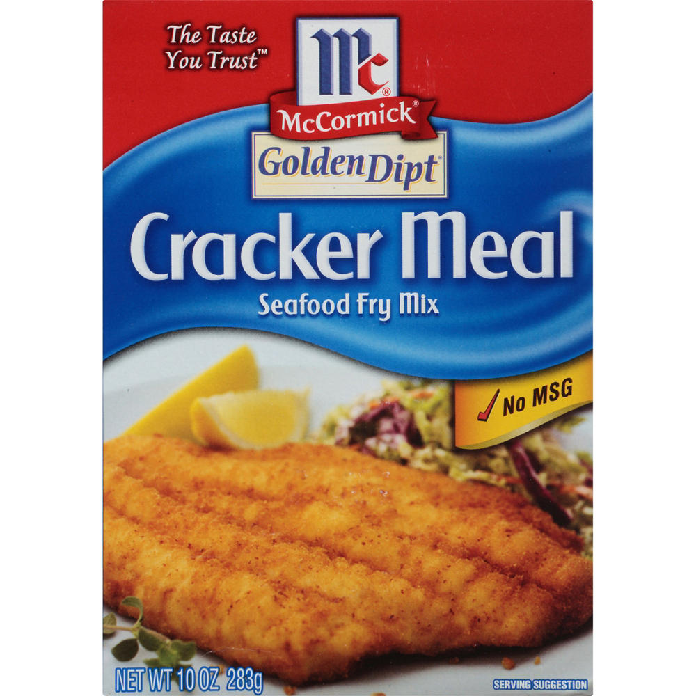 McCormick Golden Dipt Cracker Meal Seafood Fry Mix, 10 oz