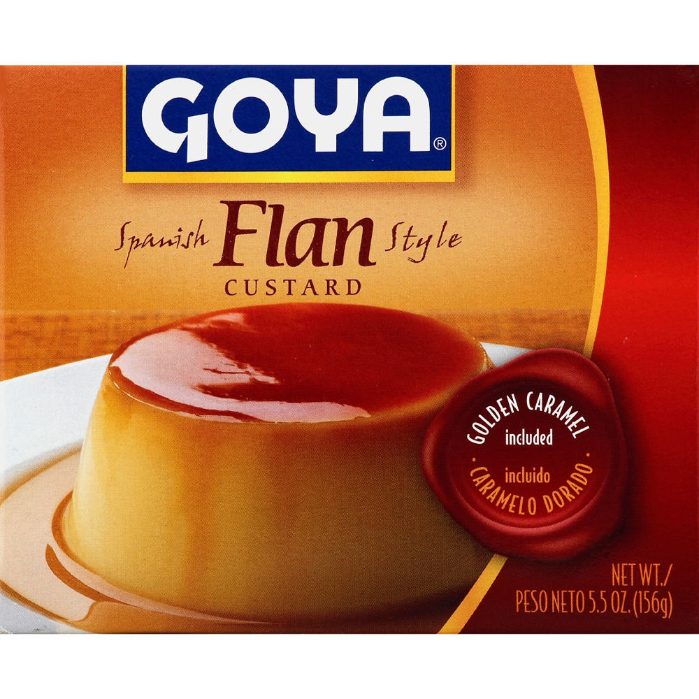 Goya Spanish Flan Style Custard with Caramel, 5.5 oz