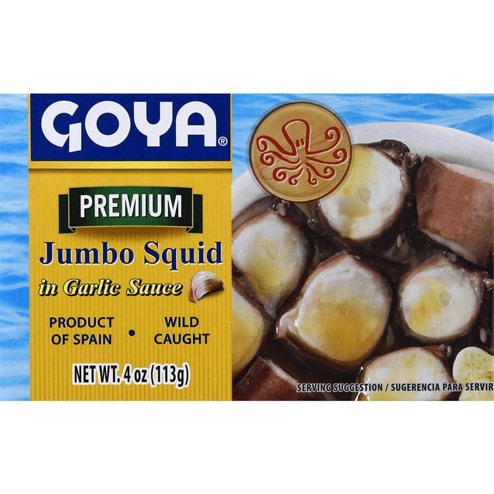 Goya Wild Caught Jumbo Squid, 4 oz
