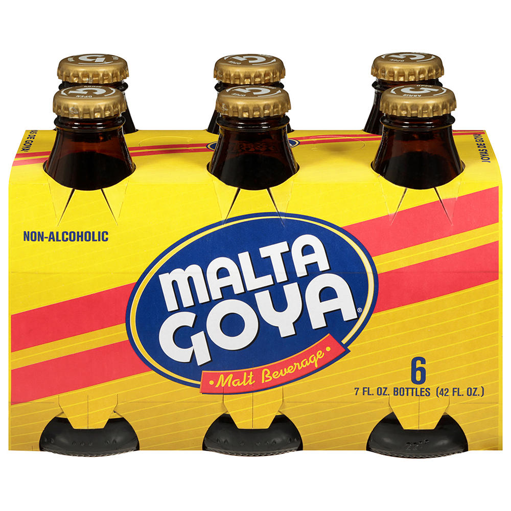 Goya Malta Non Alcoholic Malt Beverage 6 pk Bottles, 7 oz