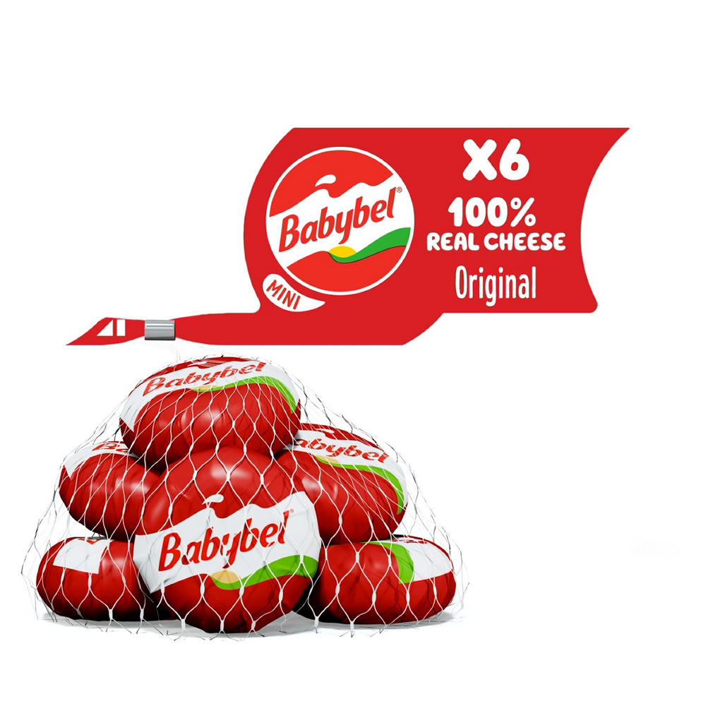 Mini Babybel Original Snack Cheese, 6ct, 4.2 oz