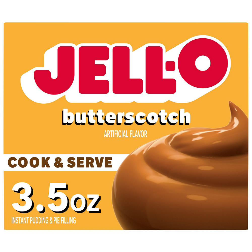 Jell-O Cook And Serve Butterscotch Pudding, 3.5 oz