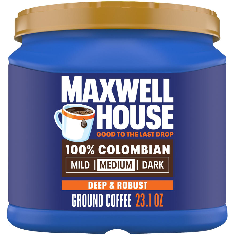 Maxwell House 100% Colombian Ground Coffee, 23.1 oz