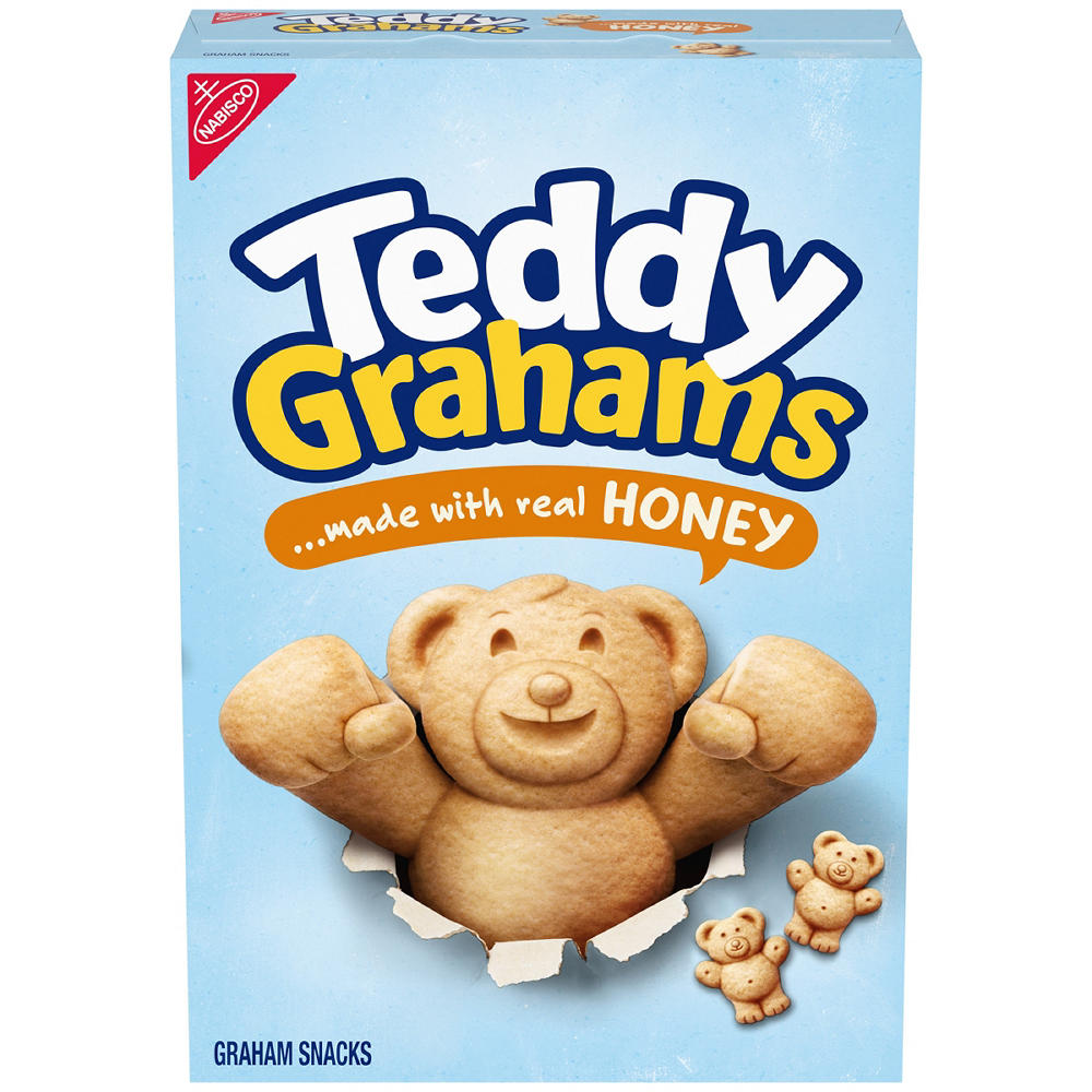 Teddy Grahams Honey Graham Snacks, 10 oz