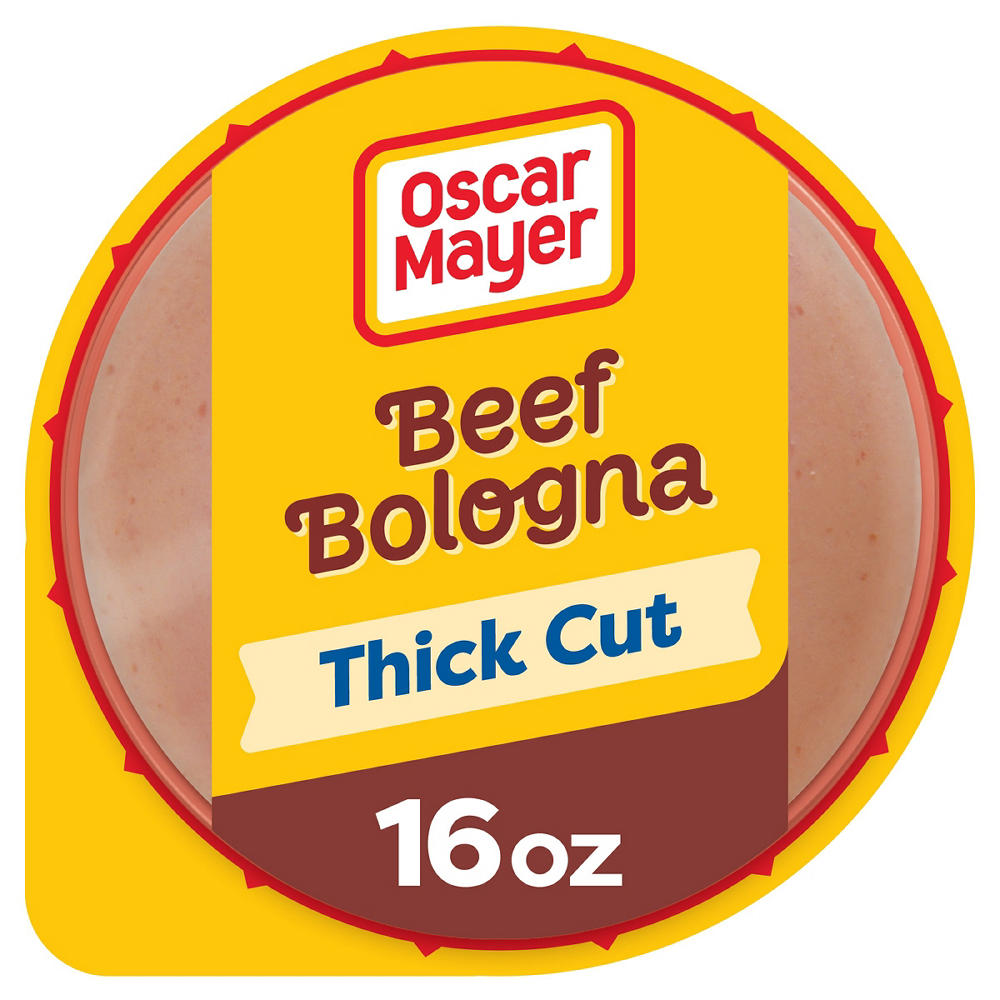 Oscar Mayer Thick Cut Beef Bologna, 16 oz
