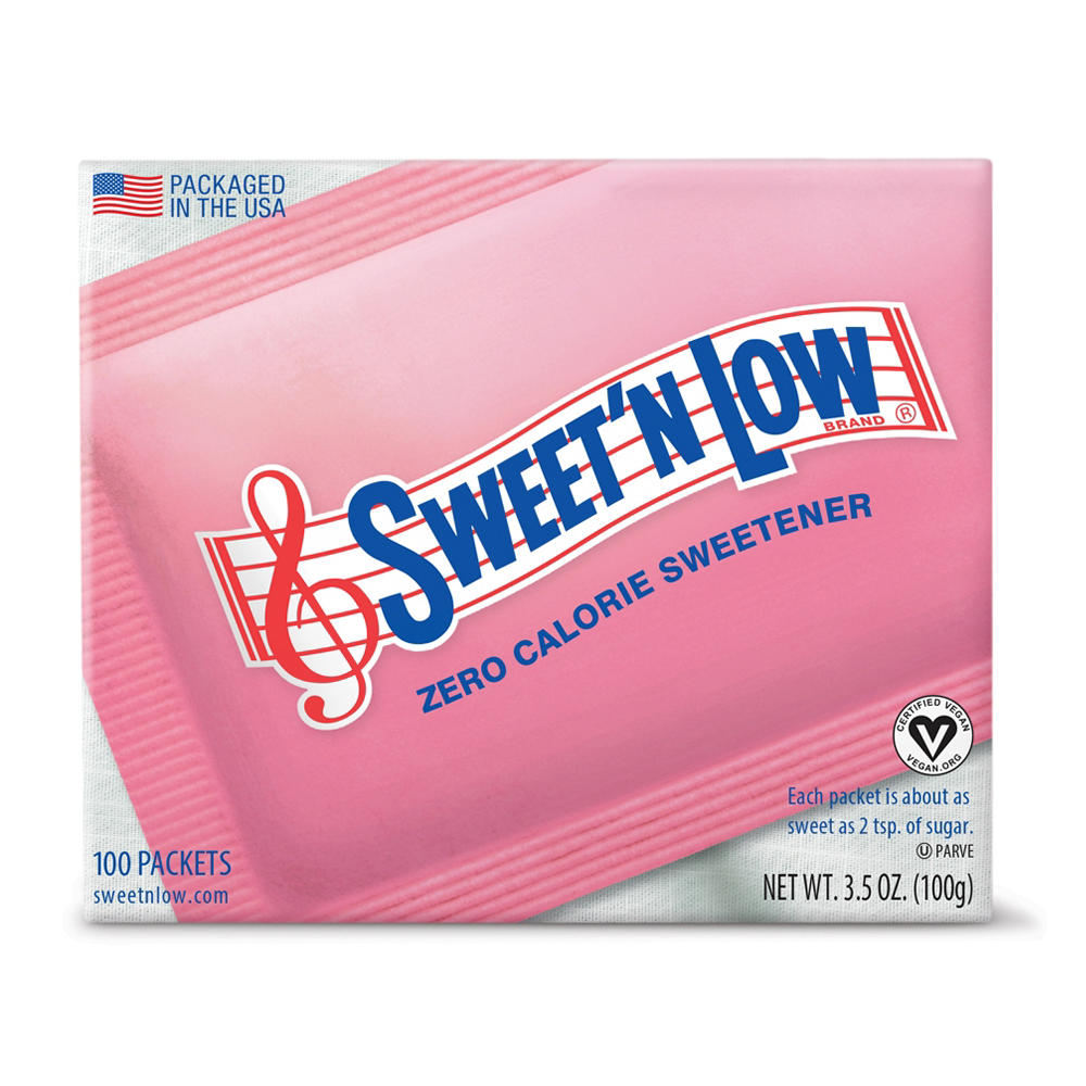 Sweet 'N Low Zero Calorie Sweetener Packets, 100 ct