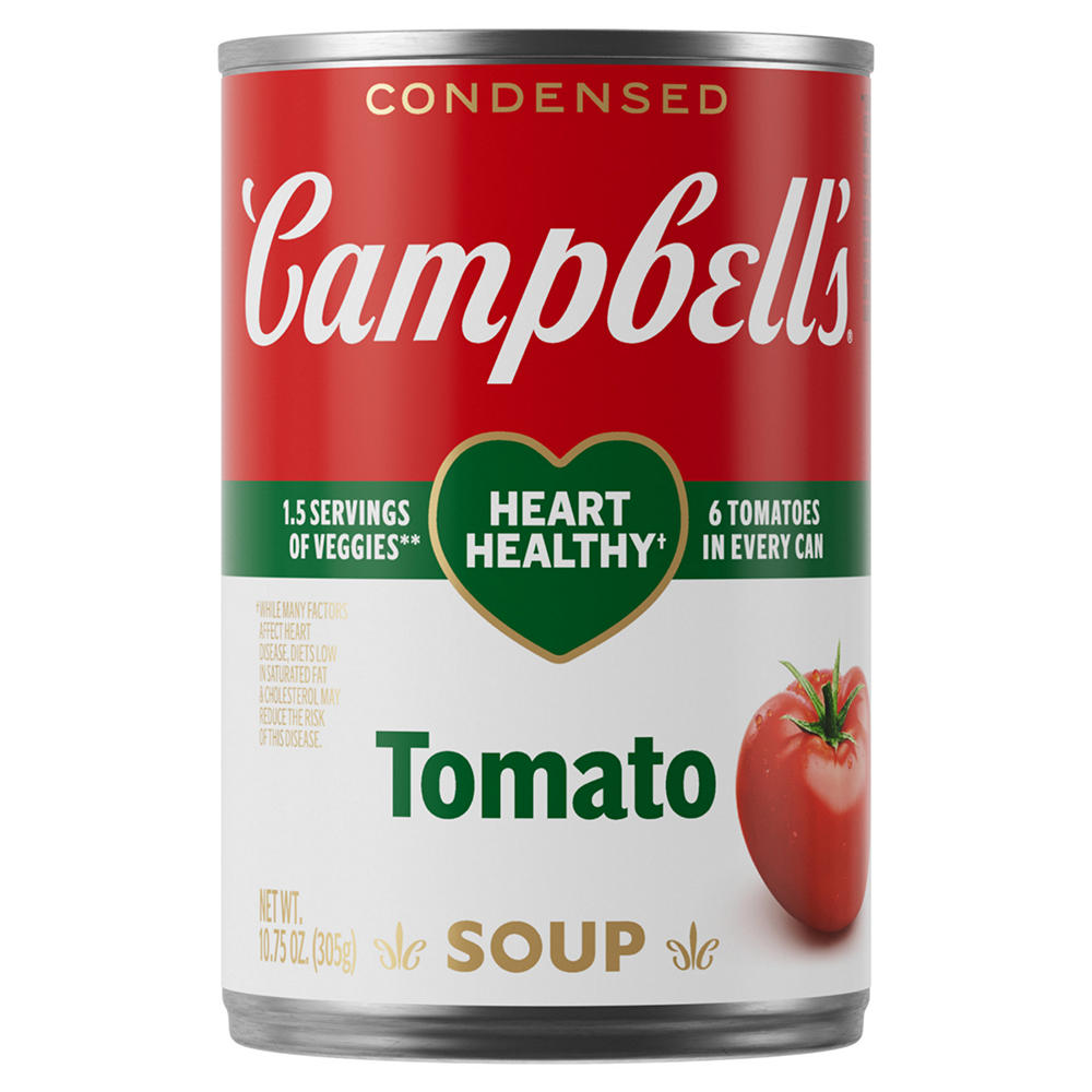 Campbell's Condensed Heart Healthy Tomato Soup, 10.75 oz
