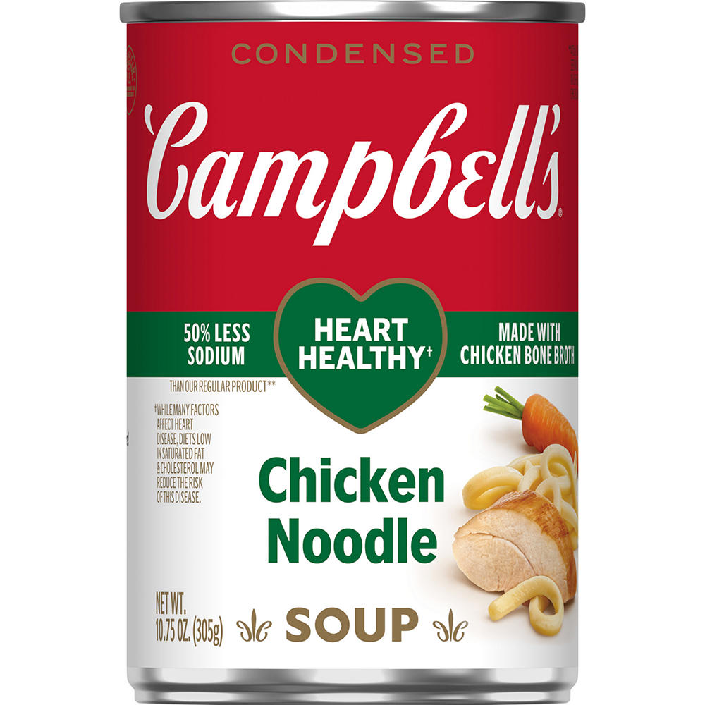 Campbell's Condensed Heart Healthy Chicken Noodle Soup, 10.75 oz
