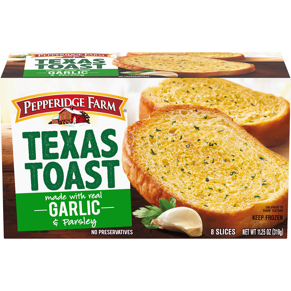 Pepperidge Farm Texas Toast Frozen Garlic Bread, 8 ct