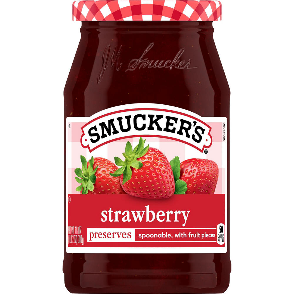 Smucker's Strawberry Preserves, 18 oz