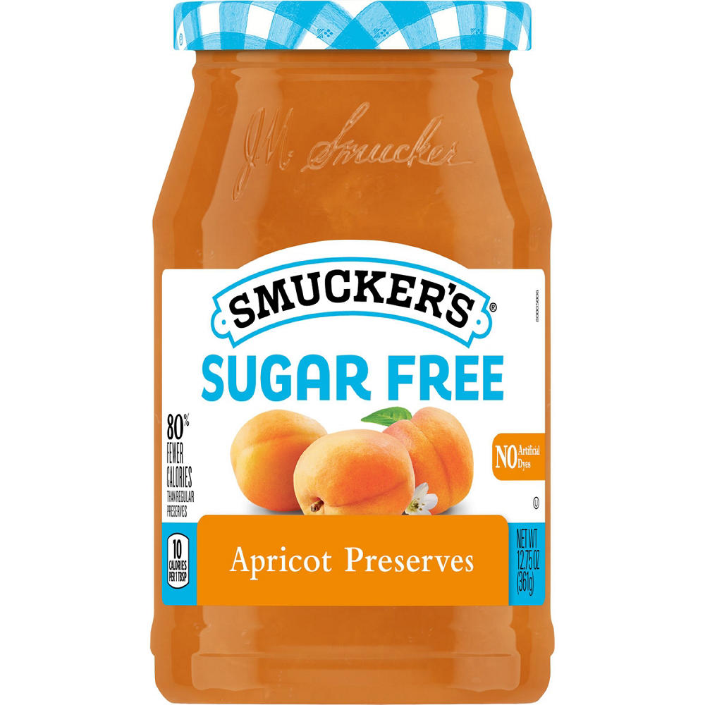 Smucker's Sugar Free Apricot Preserves, 12.75 oz