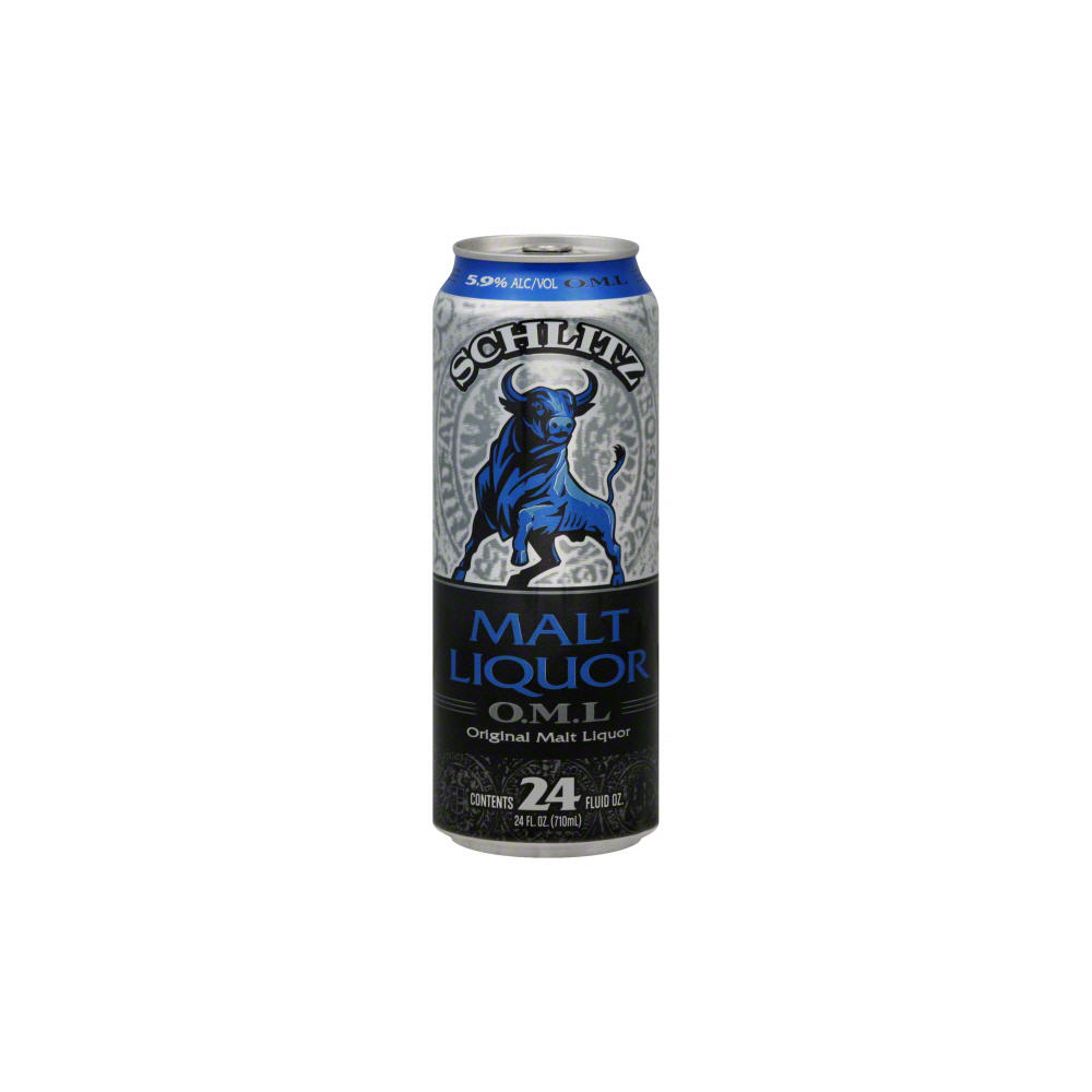 Schlitz Malt Liquor Can, 24 oz