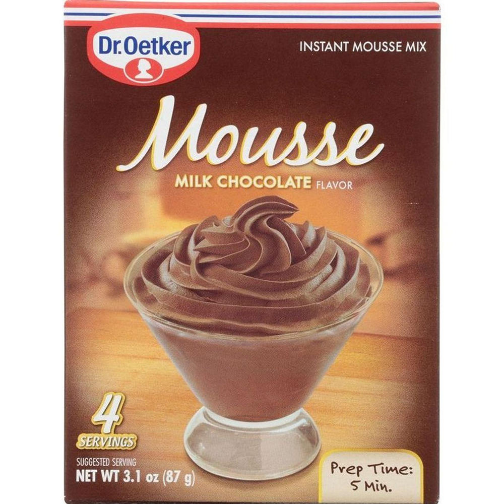 Dr. Oetker Milk Chocolate Mousse Mix, 3.1 oz