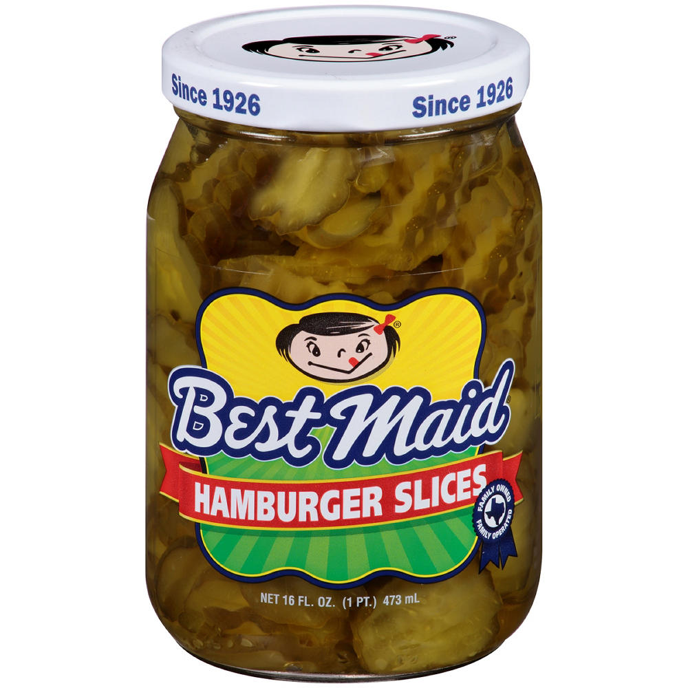 Best Maid Hamburger Slices Pickles, 16 oz