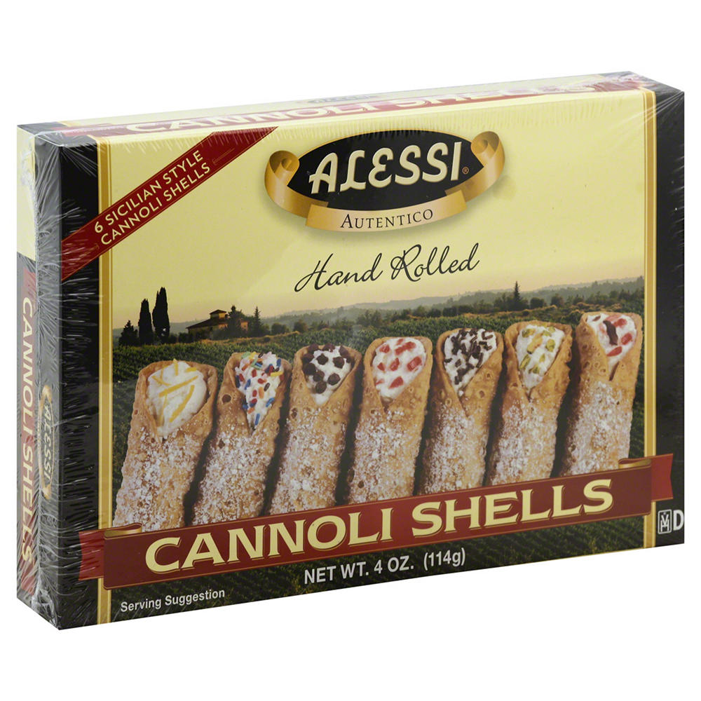 Alessi Sicilian Style Cannoli Shells, 4 oz