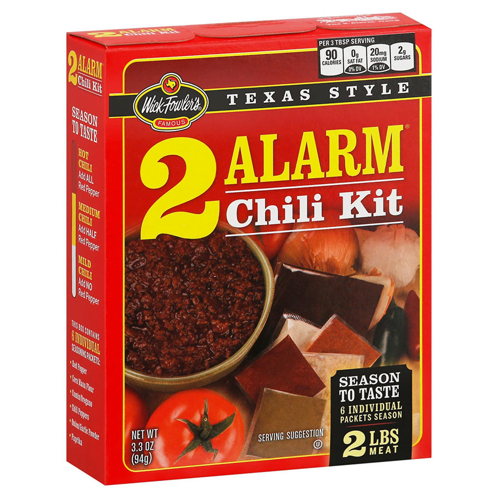 Wick Fowler's 2 Alarm Chili Kit, 3.3 oz