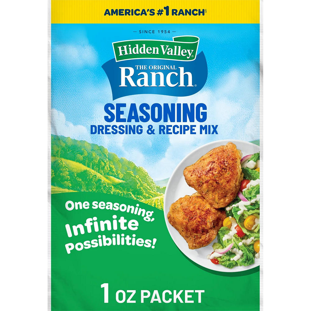 Hidden Valley Gluten Free Original Ranch Salad Dressing & Seasoning Mix Packet, 1 oz