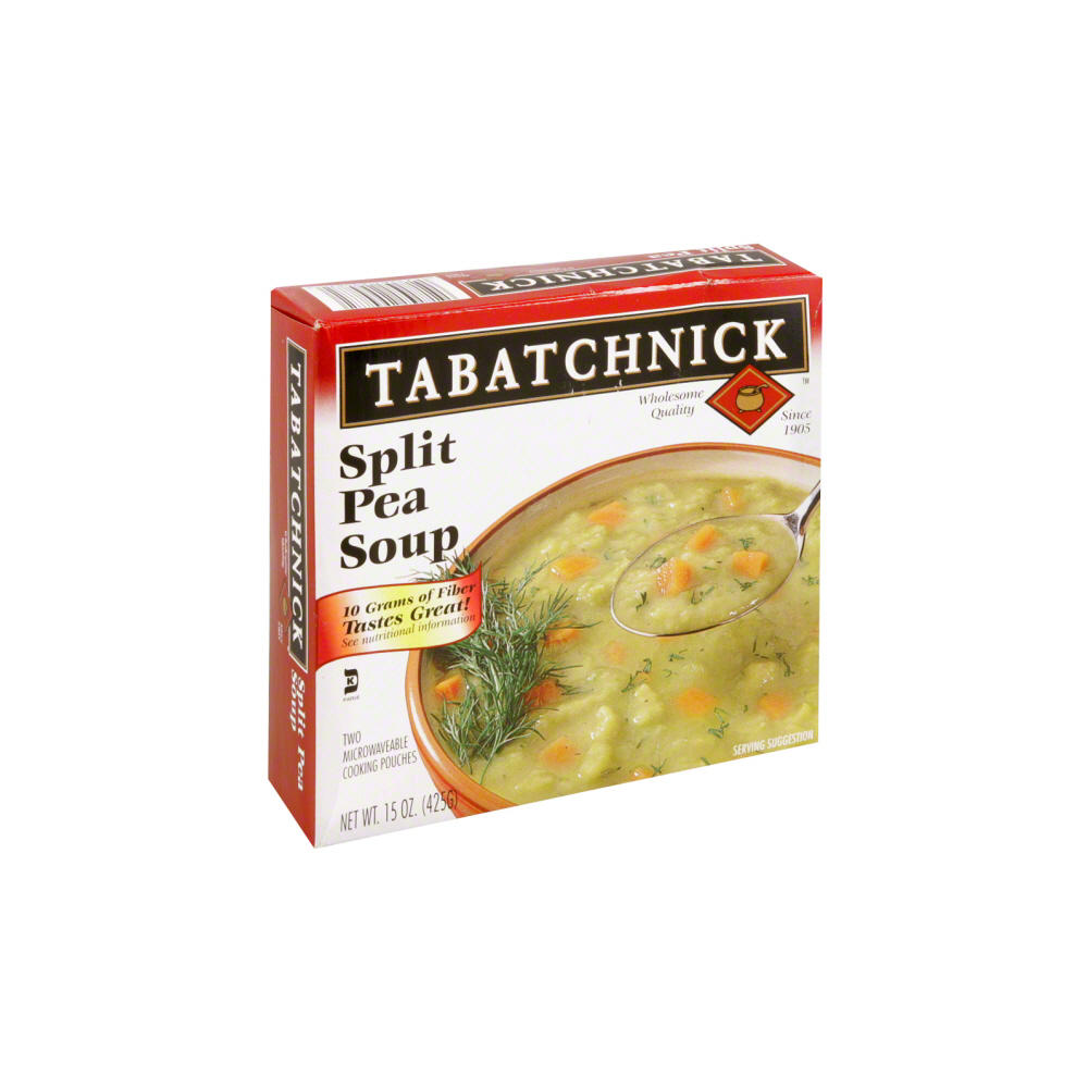 Tabatchnick Kosher Split Pea Soup, 15 oz