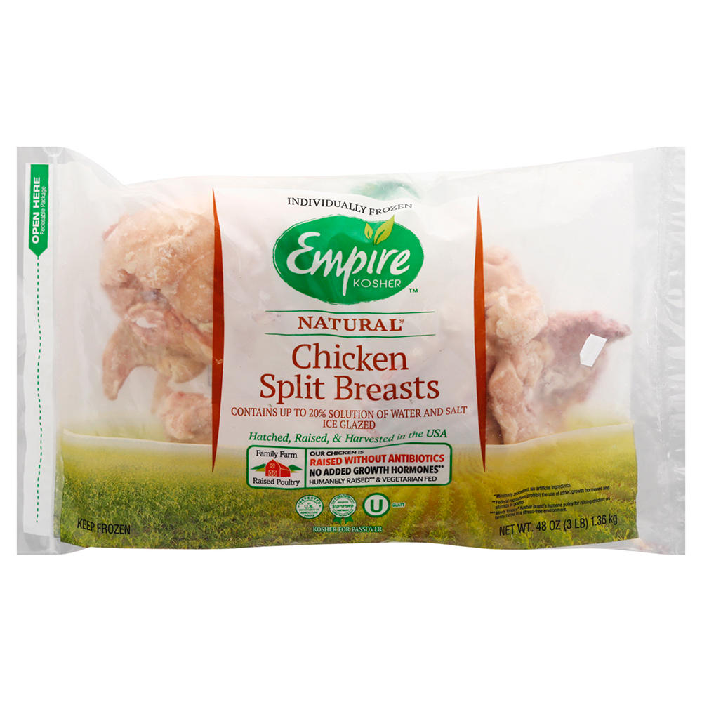 Empire Kosher Empire IQF Chicken Breasts, 3 lb