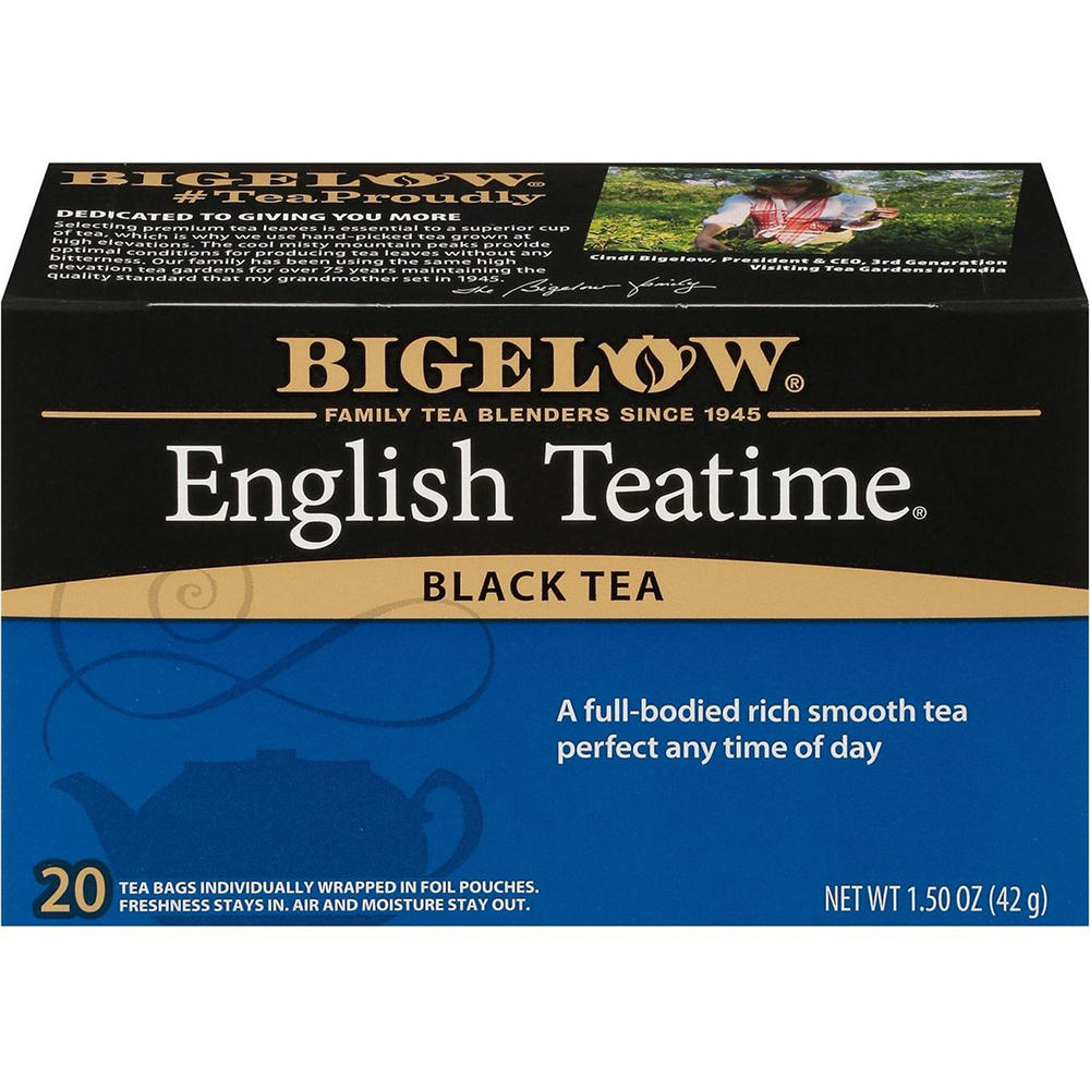 Bigelow English Teatime Black Tea Bags, 20 ct