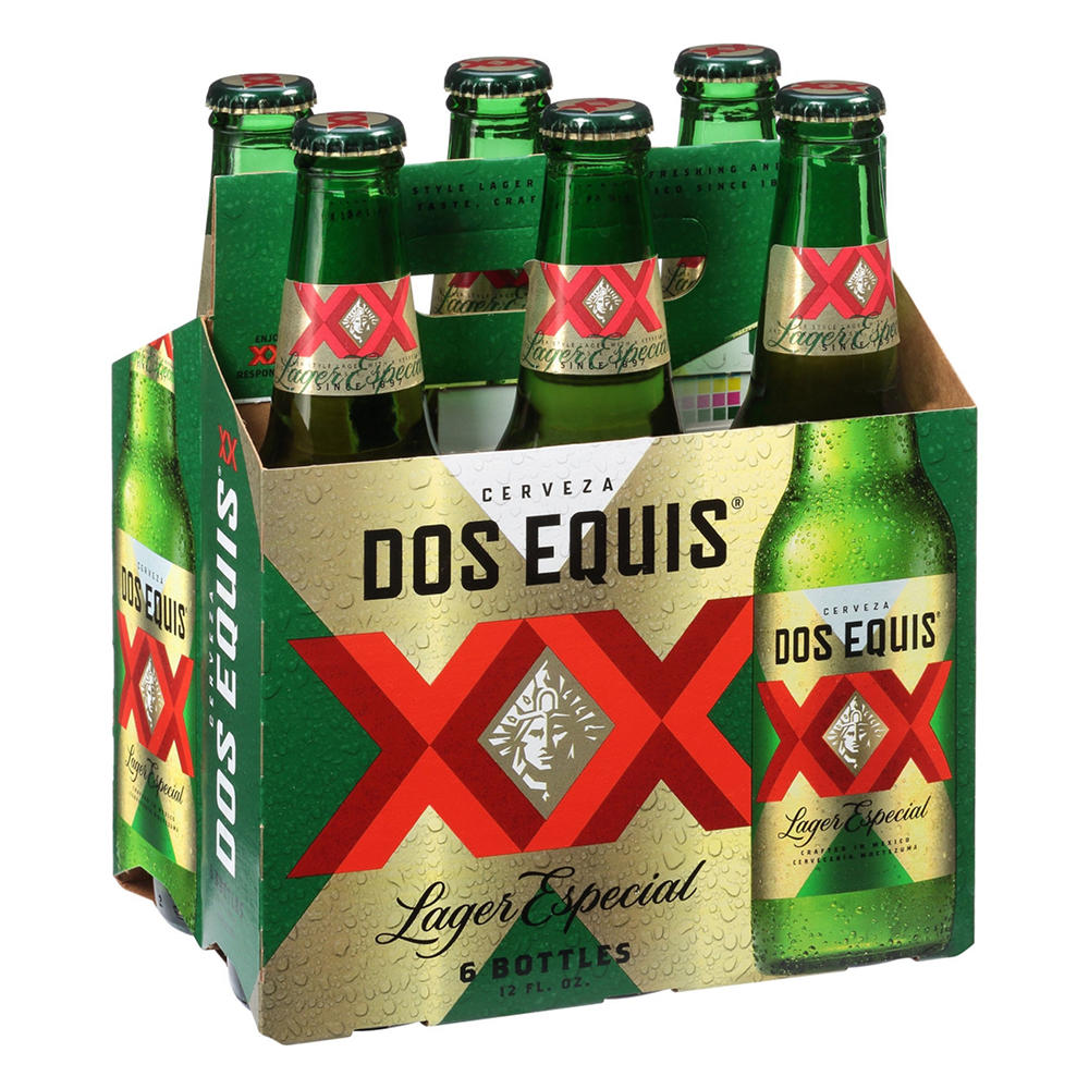 Dos Equis Lager Especial Beer 6 pk Bottles, 12 oz